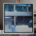 Tiefgarage, Acryl auf Leinwand, 40x40cm, 2009