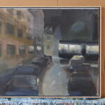 'Geroltstraße', 2008/24, 50x60cm, Acryl auf Lw.