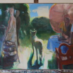 ´Am Feuer`, 2025, 90x115cm, A.a.Lw.DSC_1803